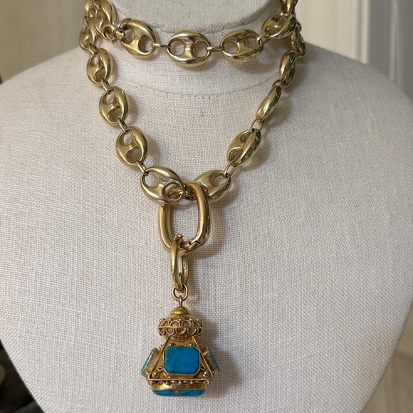 10 karat gold, mariner, chain necklace - Picture 15 of 16